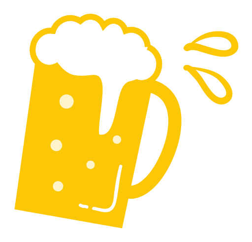 「ビール」うちわ用