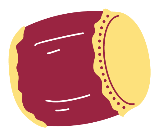 「和太鼓」うちわ用