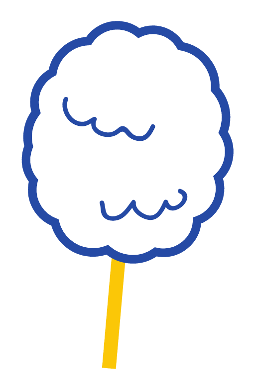 「わたあめ」うちわ用