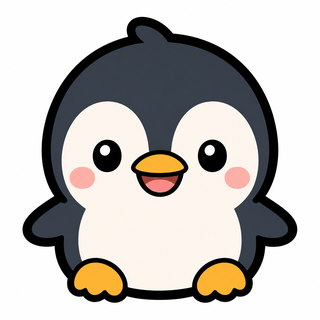 「ペンギン」うちわ用