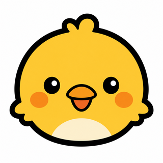 「ひよこ」うちわ用