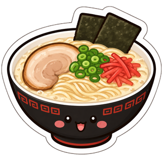 「とんこつラーメン」うちわ用