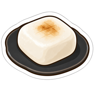 「お餅」うちわ用
