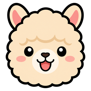 「アルパカ」うちわ用