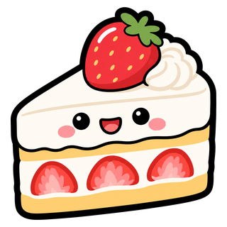 「ショートケーキ」うちわ用