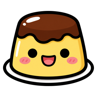 「プリン」うちわ用