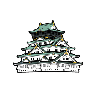 「大阪城」うちわ用