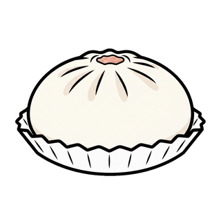 「豚まん」うちわ用