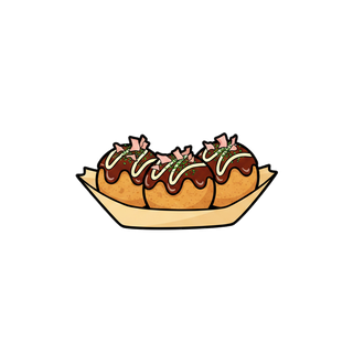 「たこ焼き」うちわ用