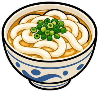 「さぬきうどん」うちわ用
