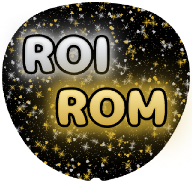 「ROIROM グループ名うちわ」うちわテンプレートのプレビュー